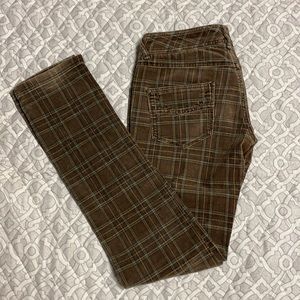 Free People - Plaid Corduroy